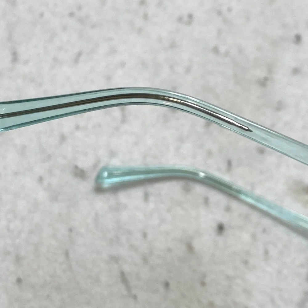 Puma PJ0049OCOS Eyeglasses Kids Clear Teal  Rectangular Frames 49-16-135